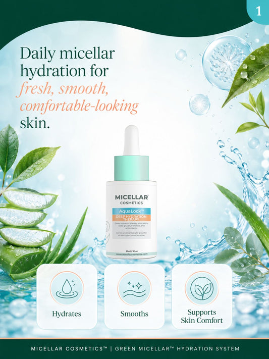Micellar Cosmetics™ | AquaLock™ Deep Hydration Serum