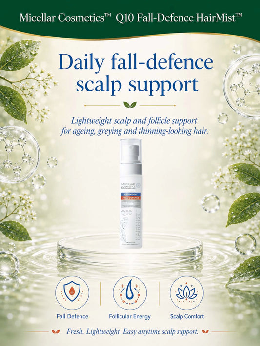Micellar Cosmetics™ | Q10 Fall-Defense HairMist™