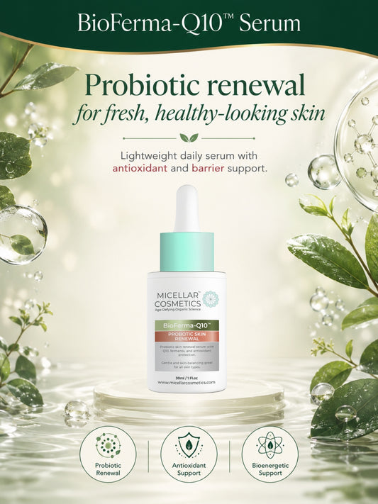 Micellar Cosmetics™ | BioFerma-Q10™ | Probiotic Renewal Serum