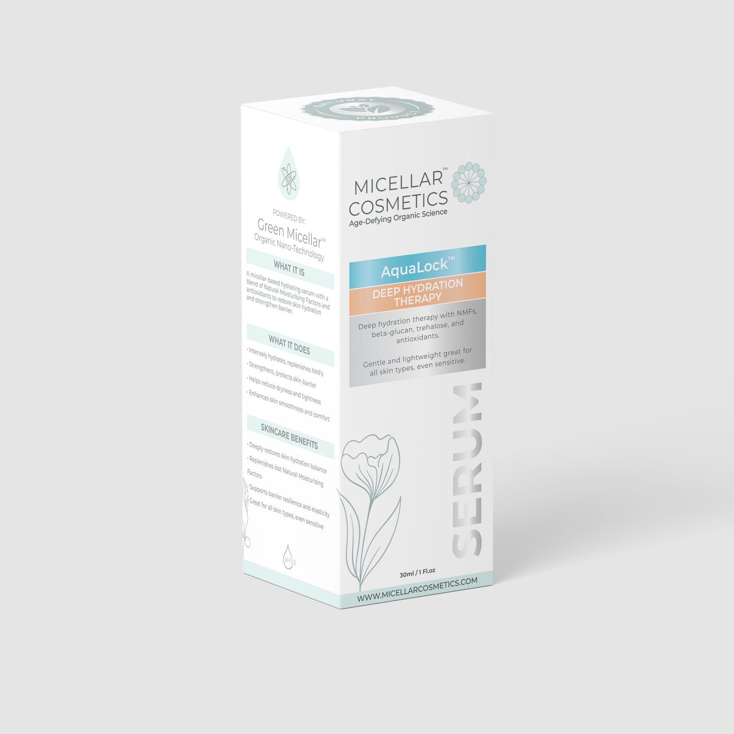 Micellar Cosmetics™ | AquaLock™ Deep Hydration Serum