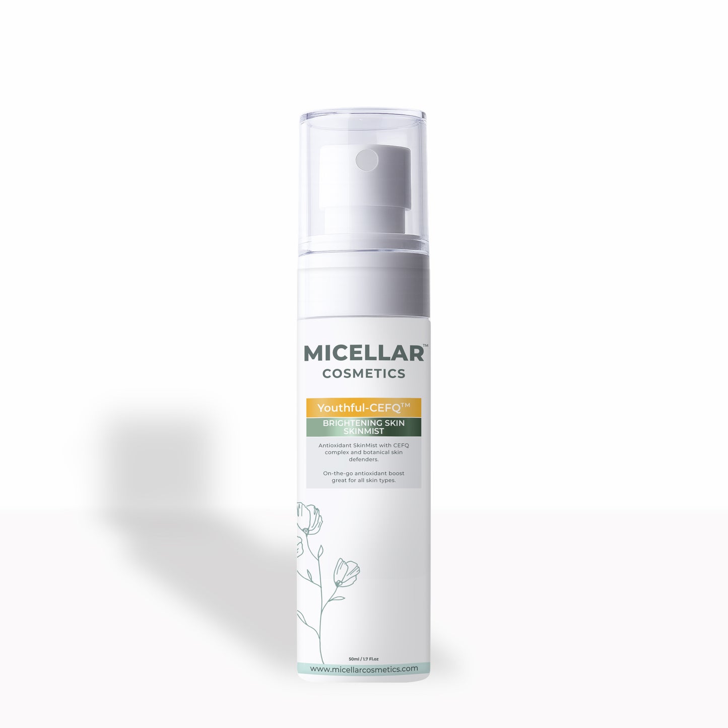 Micellar Cosmetics™ | Youthful-CEFQ™ Anti-aging SkinMist