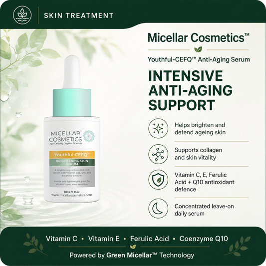 Micellar Cosmetics™ | Youthful-CEFQ™ Anti-Aging Serum