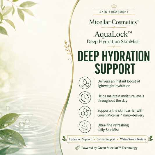 Micellar Cosmetics™ | AquaLock™ Deep Hydration SkinMist