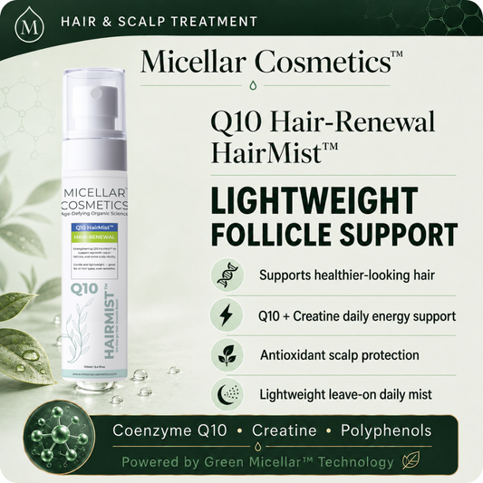 Micellar Cosmetics™ | Q10 Hair-Renewal HairMist™