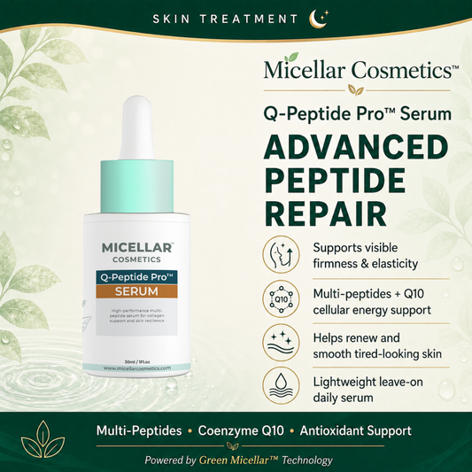 Micellar Cosmetics™ | Q-Peptide Pro™ Serum | Advanced Peptide Repair