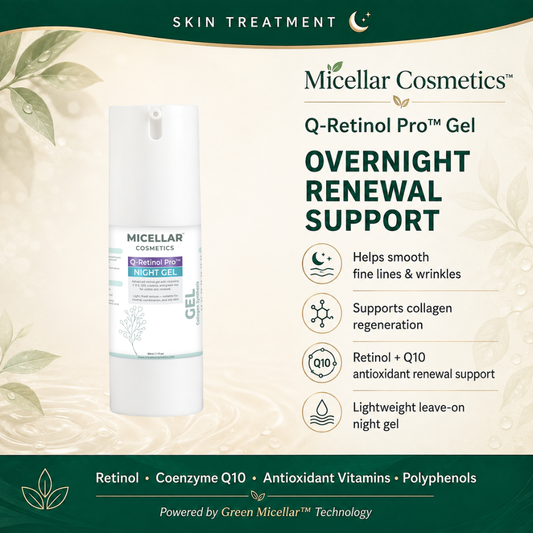 Micellar Cosmetics™ | Q-Retinol Pro™ Gel | Advanced Night Renewal Gel
