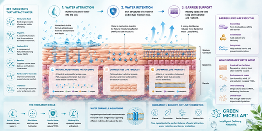 Hydration Science: How Skin Actually Holds Water