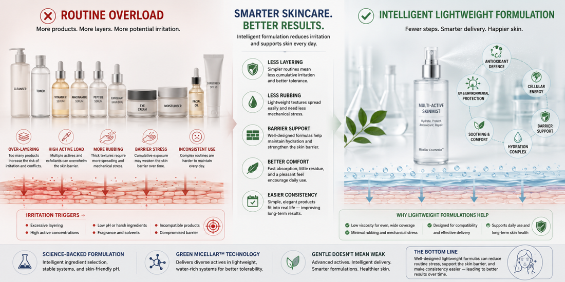 Why Lightweight Formulas Can Help Reduce Irritation