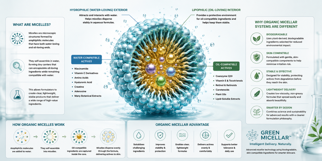 What Are Micelles — And Why Organic Micelles Are Different