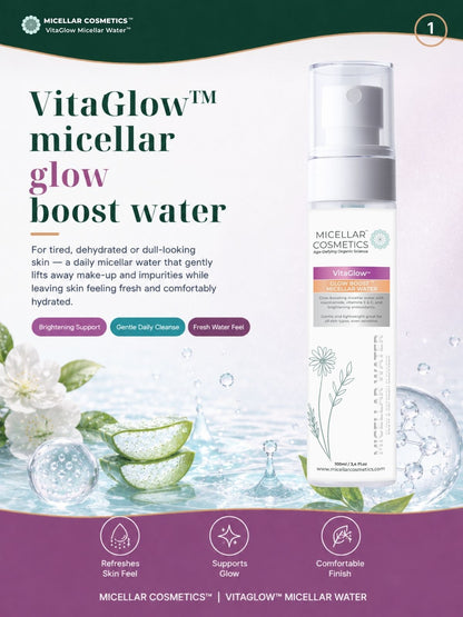 Micellar Cosmetics™ | VitaGlow Micellar Water™