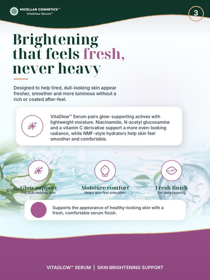 Micellar Cosmetics™ | VitaGlow Serum™
