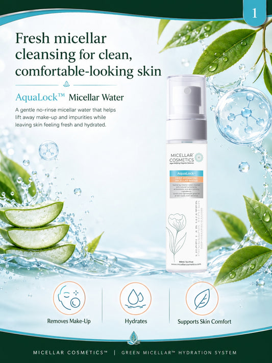 Micellar Cosmetics™ | AquaLock™ Hydrating Micellar Water