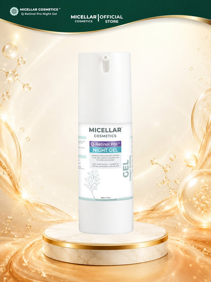 Micellar Cosmetics™ | Q-Retinol Pro™ Gel | Advanced Night Renewal Gel