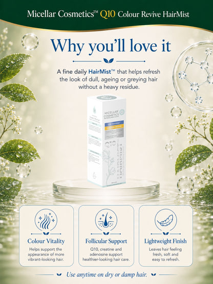 Micellar Cosmetics™ | Q10 Colour Revive HairMist™