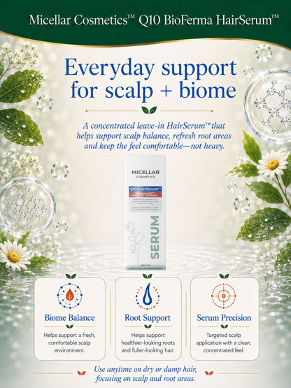 Micellar Cosmetics™ | BioFerma-Q10™ Probiotic Renewal HairSerum™