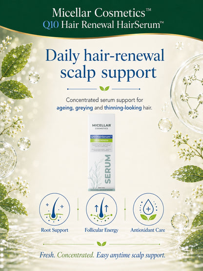 Micellar Cosmetics™ | Q10 Hair-Renewal HairSerum™