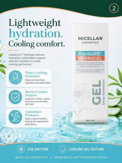 Micellar Cosmetics™ |  AquaLock™ HydraGel