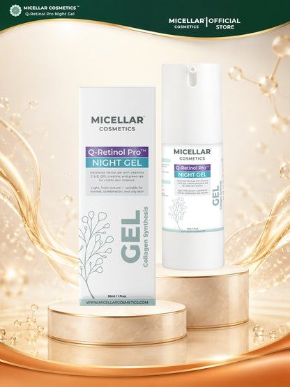 Micellar Cosmetics™ | Q-Retinol Pro™ Gel | Advanced Night Renewal Gel