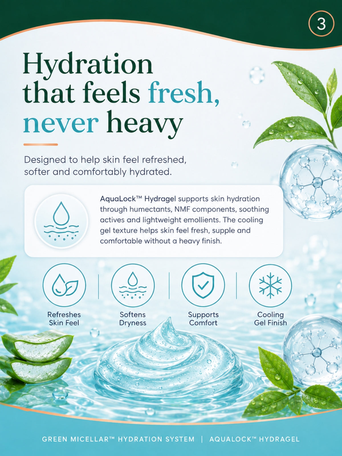 Micellar Cosmetics™ |  AquaLock™ HydraGel