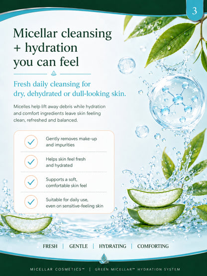 Micellar Cosmetics™ | AquaLock™ Hydrating Micellar Water