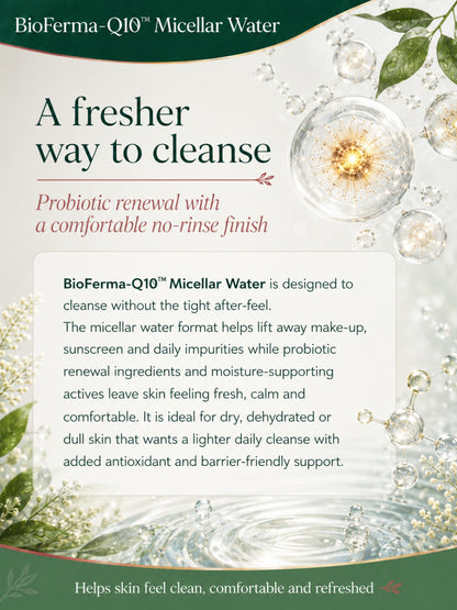 Micellar Cosmetics™ | Q10-BioFerma™ Probiotic Renewal Micellar Water