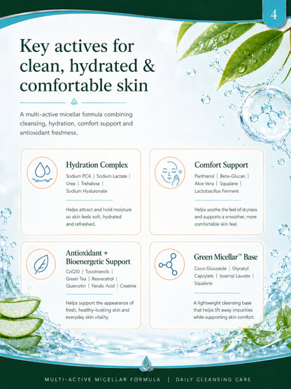 Micellar Cosmetics™ | AquaLock™ Hydrating Micellar Water