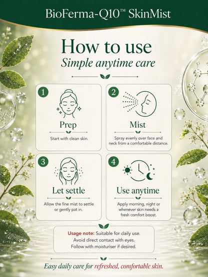 Micellar Cosmetics™ | Q10-BioFerma™ Probiotic Renewal SkinMist