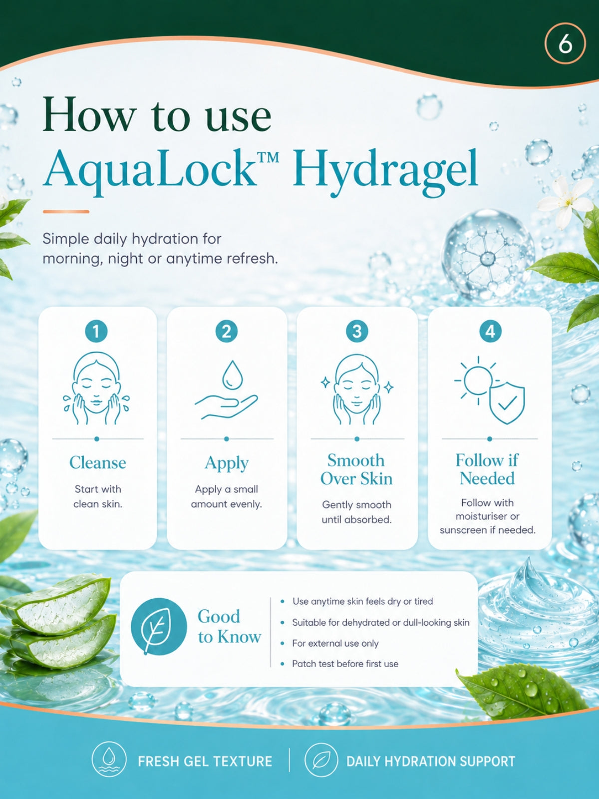 Micellar Cosmetics™ |  AquaLock™ HydraGel