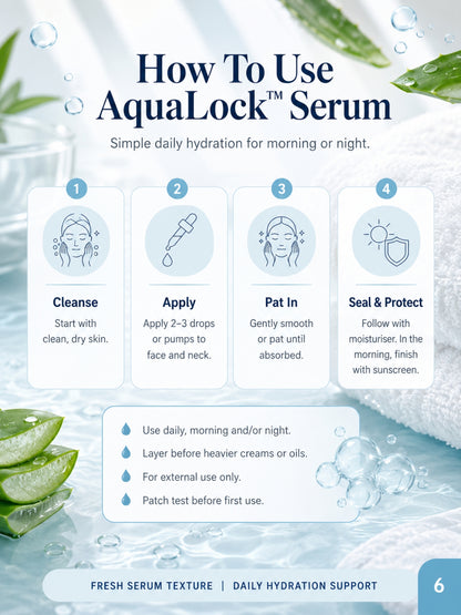 Micellar Cosmetics™ | AquaLock™ Deep Hydration Serum
