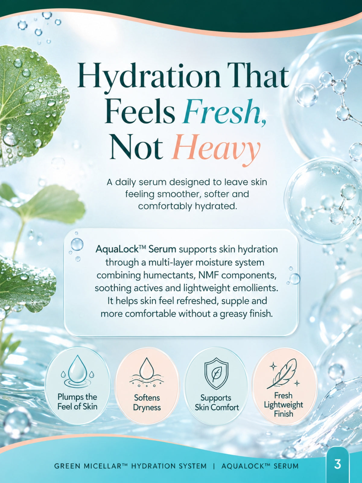 Micellar Cosmetics™ | AquaLock™ Deep Hydration Serum