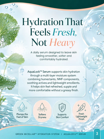 Micellar Cosmetics™ | AquaLock™ Deep Hydration Serum