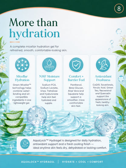 Micellar Cosmetics™ |  AquaLock™ HydraGel