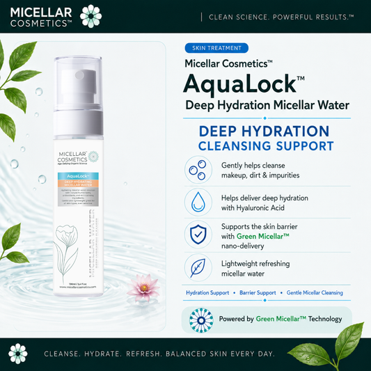 Micellar Cosmetics™ | AquaLock™ Hydrating Micellar Water