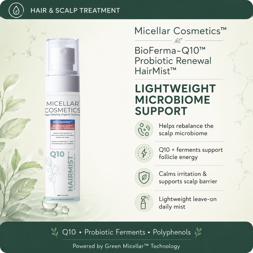Micellar Cosmetics™ | BioFerma-Q10™ Probiotic Renewal HairMist™