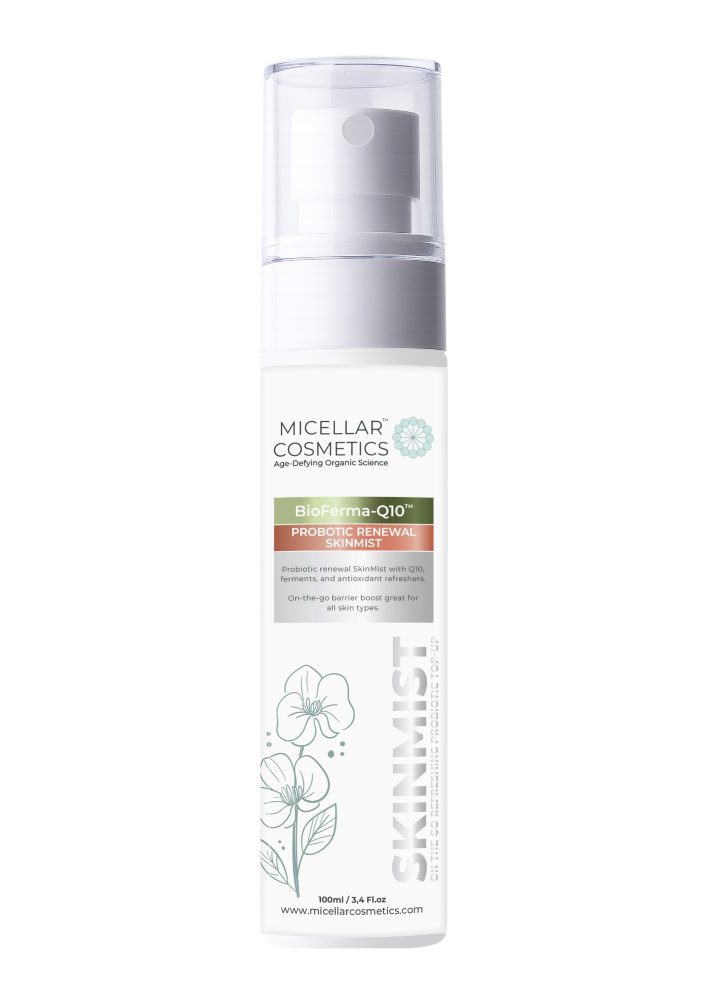 Micellar Cosmetics™ | Q10-BioFerma™ Probiotic Renewal SkinMist