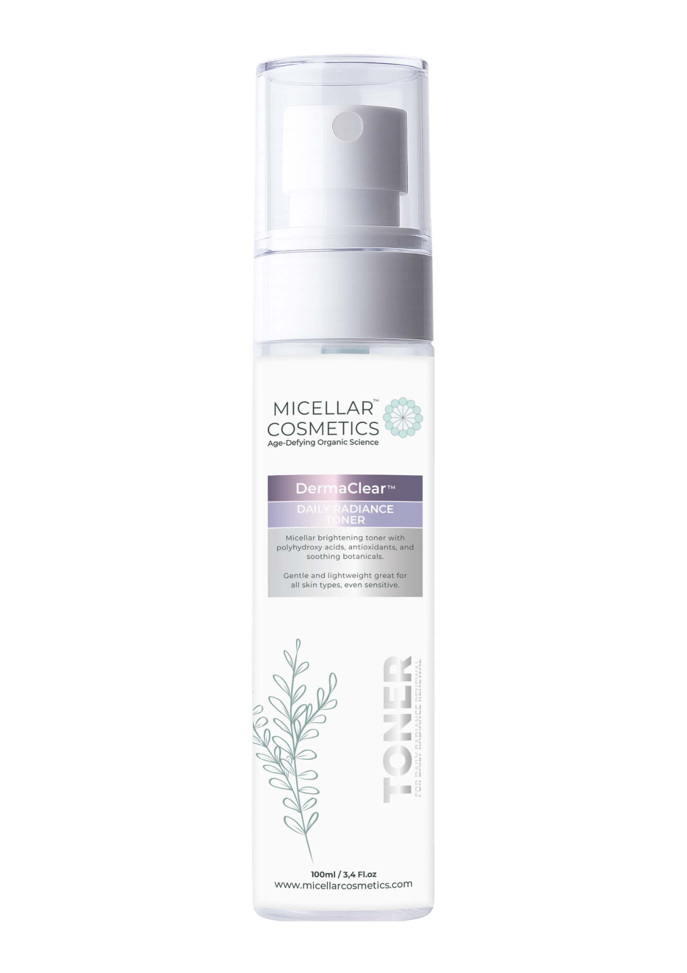 Micellar Cosmetics™ | DermaClear™ Daily Radiance Renew Toner | Micellar Water