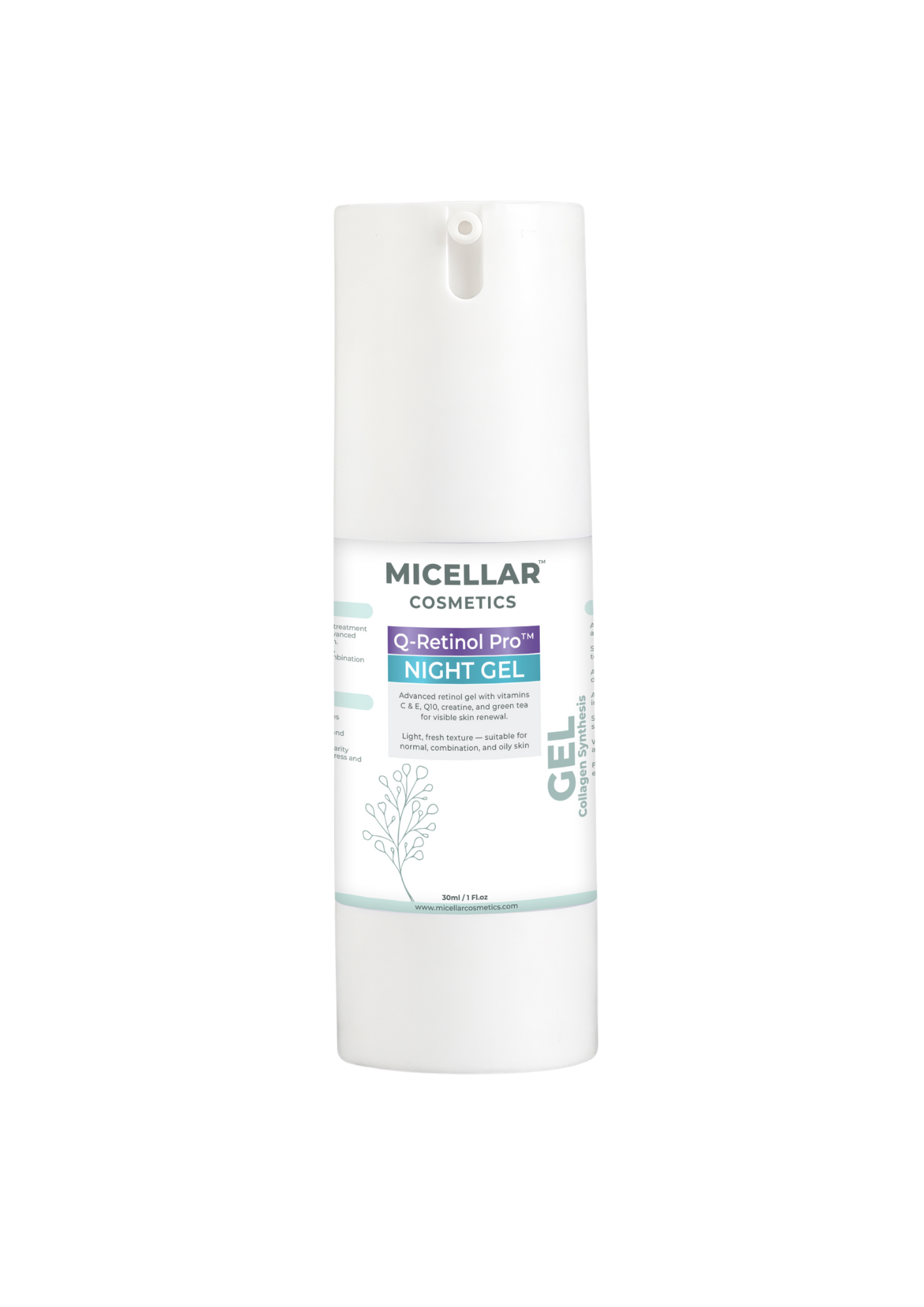 Micellar Cosmetics™ | Q-Retinol Pro™ Gel | Advanced Night Renewal Gel