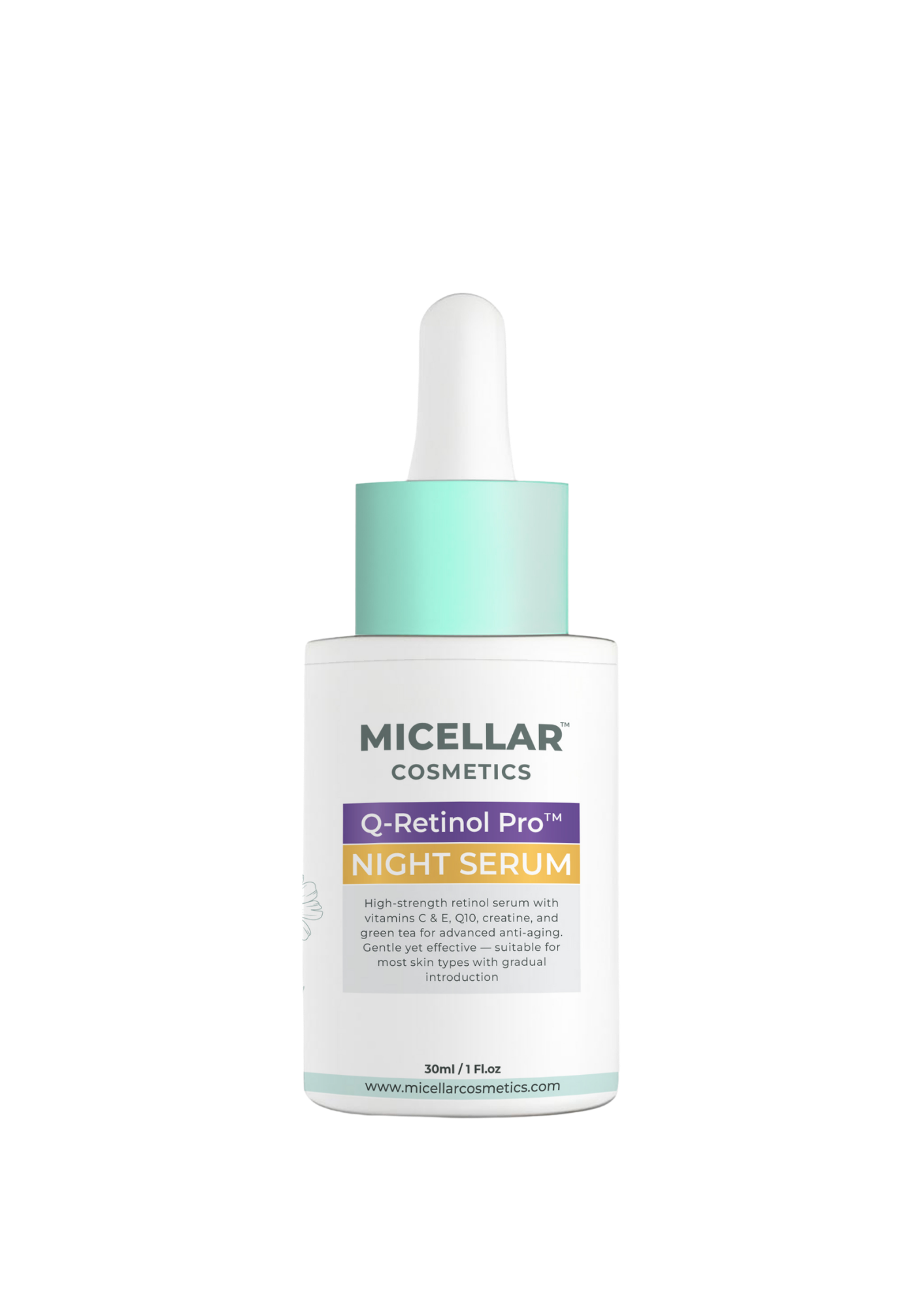 Micellar Cosmetics™ | Q-Retinol Pro™ Serum | Advanced Renewal Serum