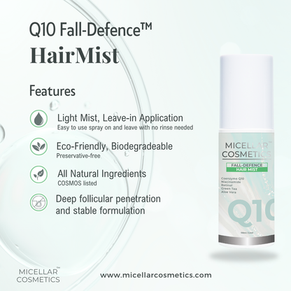 Micellar Cosmetics™ | Q10 Fall Defense HairMist™