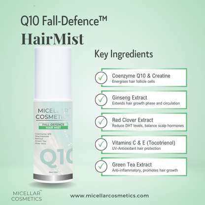 Micellar Cosmetics™ | Q10 Fall Defense HairMist™