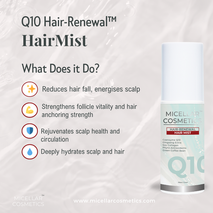 Micellar Cosmetics™ | Q10 Hair Renewal HairMist™