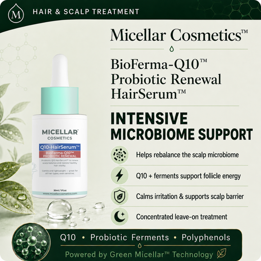 Micellar Cosmetics™ | BioFerma-Q10™ Probiotic Renewal HairSerum™