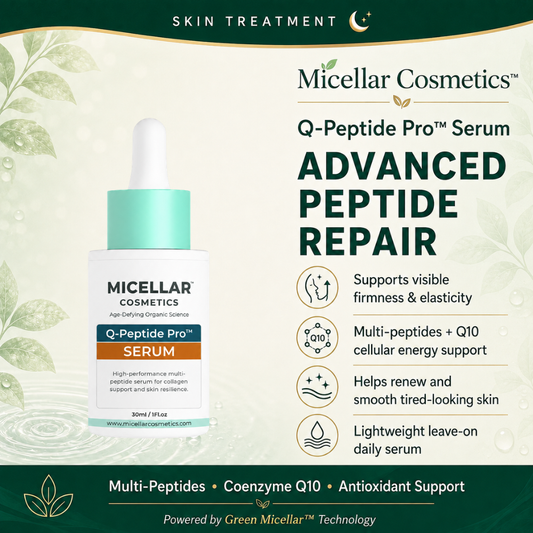 Micellar Cosmetics™ | Q-Peptide Pro™ Serum | Advanced Peptide Repair
