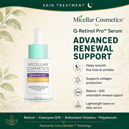 Micellar Cosmetics™ | Q-Retinol Pro™ Serum | Advanced Renewal Serum