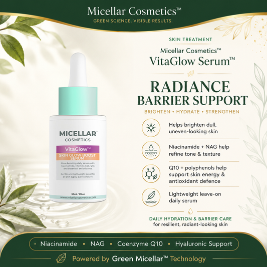 Micellar Cosmetics™ | VitaGlow Serum™ | Radiance • Barrier Repair • Cellular Energy