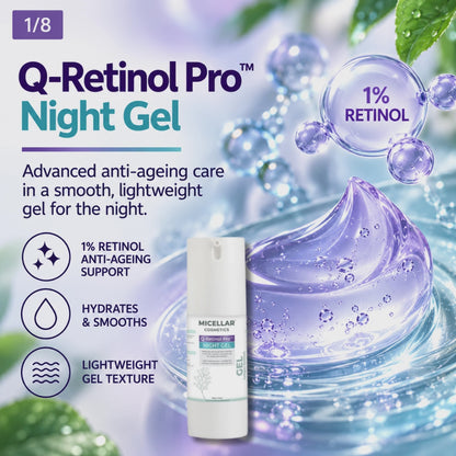 Q-Retinol Pro™ | 1% Retinol Night Renewal Gel